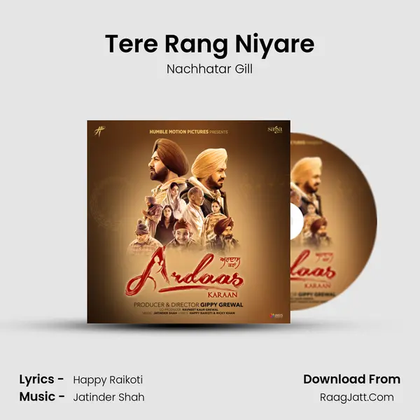 Tere Rang Niyare MP3 Song by Nachhatar Gill Cover