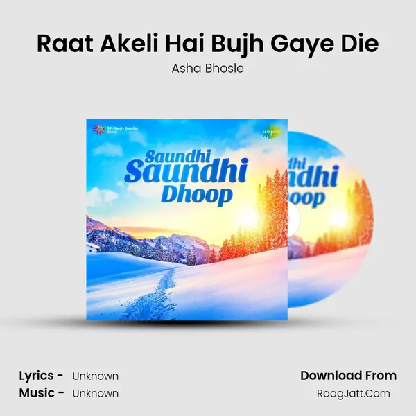 Raat Akeli Hai Bujh Gaye Die Cover