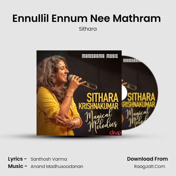 Ennullil Ennum Nee Mathram (From - Njan Marykkutty) MP3 Song by Sithara Cover