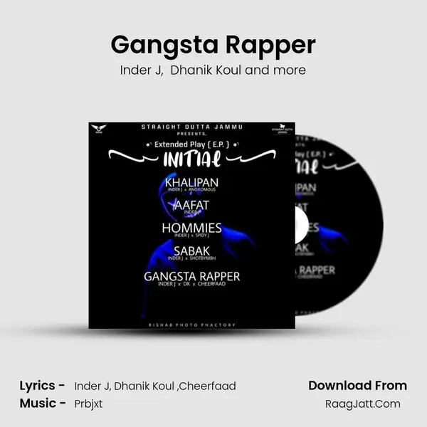 Gangsta Rapper MP3 Song by Inder J Cover