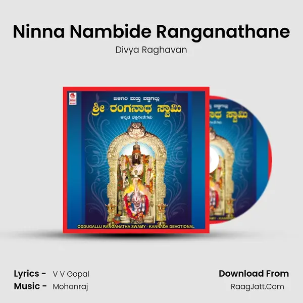 Ninna Nambide Ranganathane MP3 Song by Divya Raghavan Cover