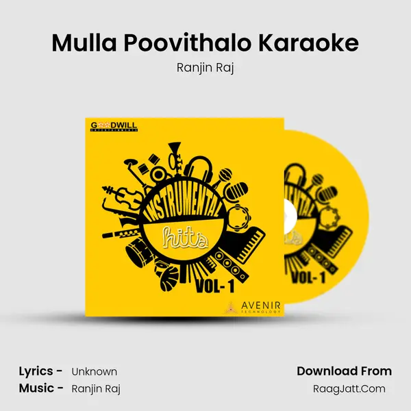 Mulla Poovithalo Karaoke MP3 Song by Ranjin Raj Cover