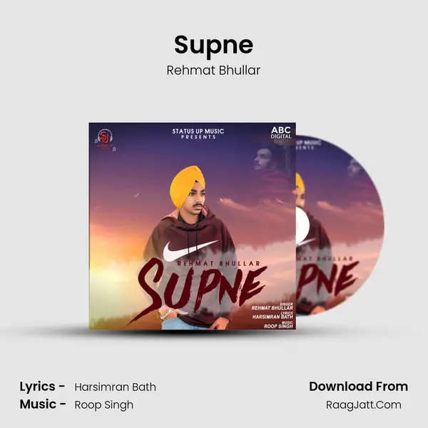 Supne MP3 Song by Rehmat Bhullar Cover