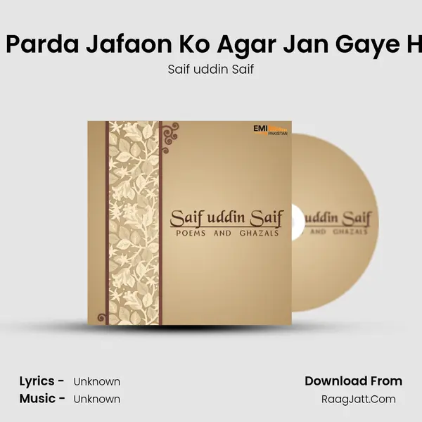 Dar Parda Jafaon Ko Agar Jan Gaye Ham MP3 Song by Saif uddin Saif Cover