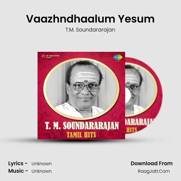 Vaazhndhaalum Yesum Cover