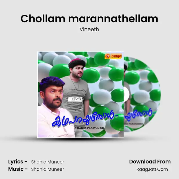 Chollam marannathellam MP3 Song by Vineeth Cover