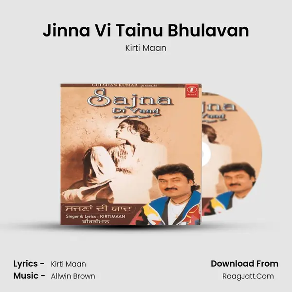Jinna Vi Tainu Bhulavan MP3 Song by Kirti Maan Cover