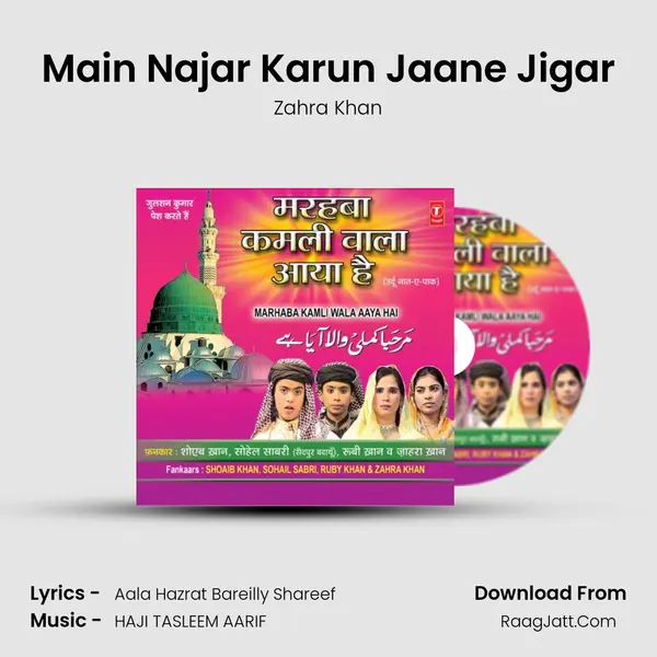 Main Najar Karun Jaane Jigar MP3 Song by Zahra Khan Cover