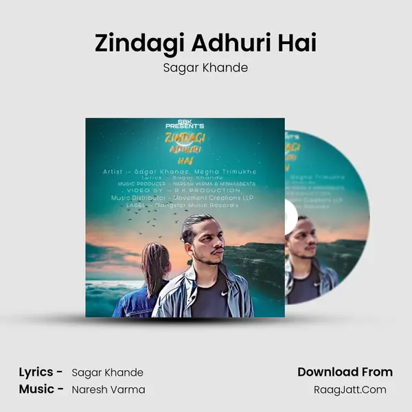Zindagi Adhuri Hai MP3 Song by Sagar Khande Cover