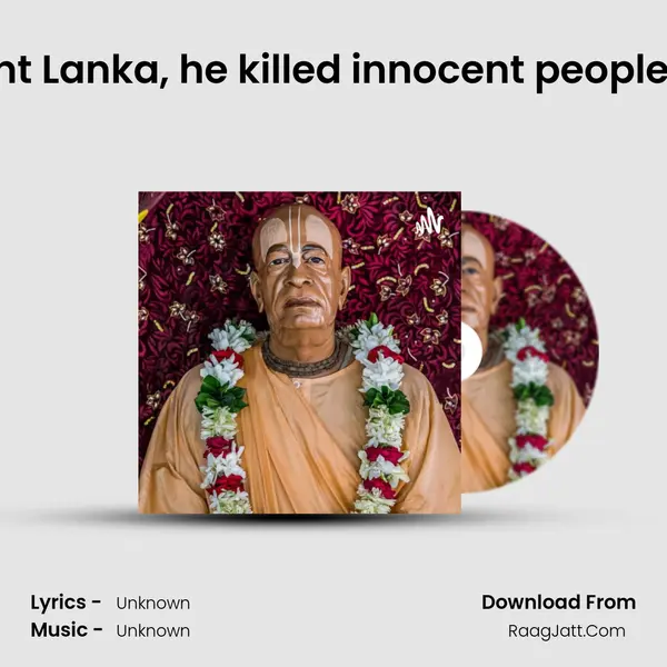 When Hanuman burnt Lanka, he killed innocent people? By Ranganath Das (Tamil) MP3 Song by  Cover