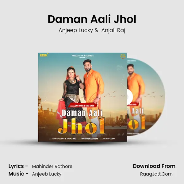 Daman Aali Jhol MP3 Song by Anjeep Lucky Cover