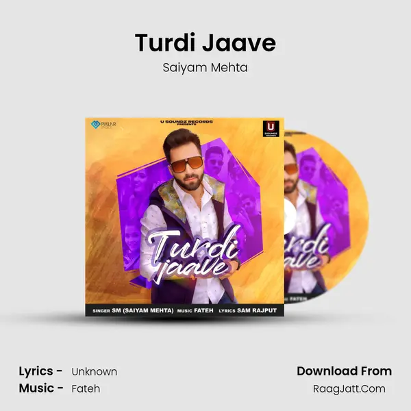 Turdi Jaave MP3 Song by Saiyam Mehta Cover
