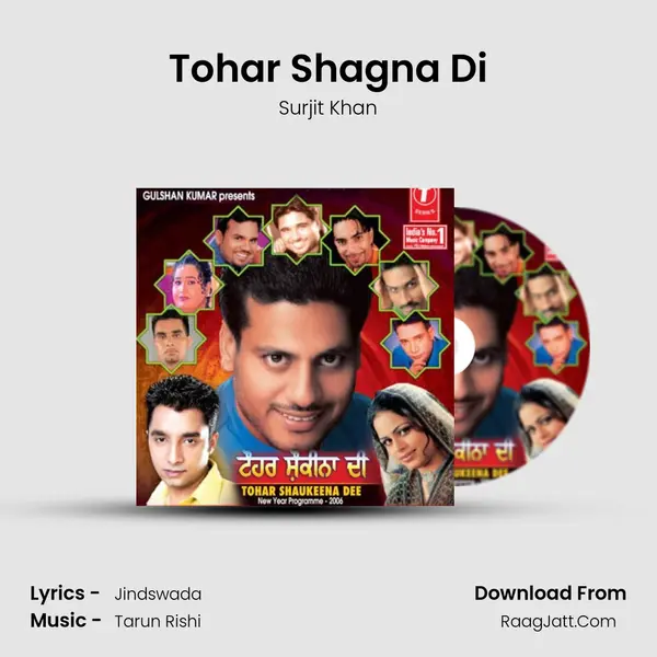 Tohar Shagna Di MP3 Song by Surjit Khan Cover