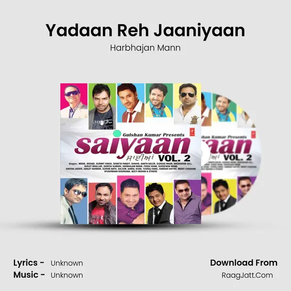 Yadaan Reh Jaaniyaan Cover
