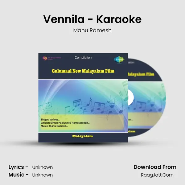 Vennila - Karaoke MP3 Song by Manu Ramesh Cover