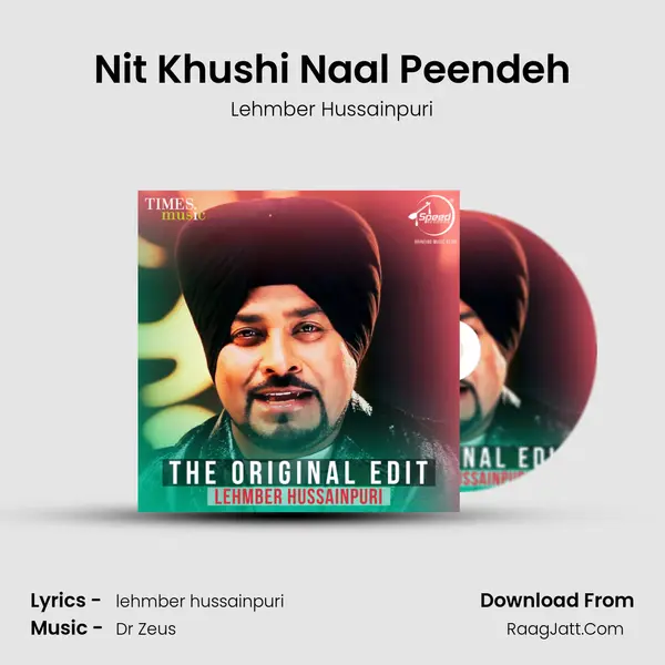 Nit Khushi Naal Peendeh MP3 Song by Lehmber Hussainpuri Cover