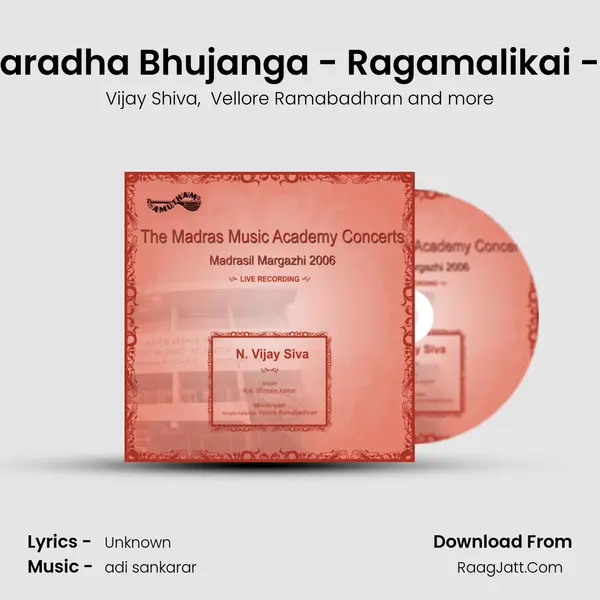 Sri Saradha Bhujanga - Ragamalikai - Adi (Live) MP3 Song by Vijay Shiva Cover