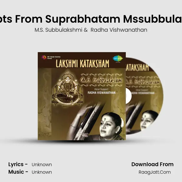 Excerpts From Suprabhatam Mssubbulakshmi MP3 Song by M.S. Subbulakshmi Cover