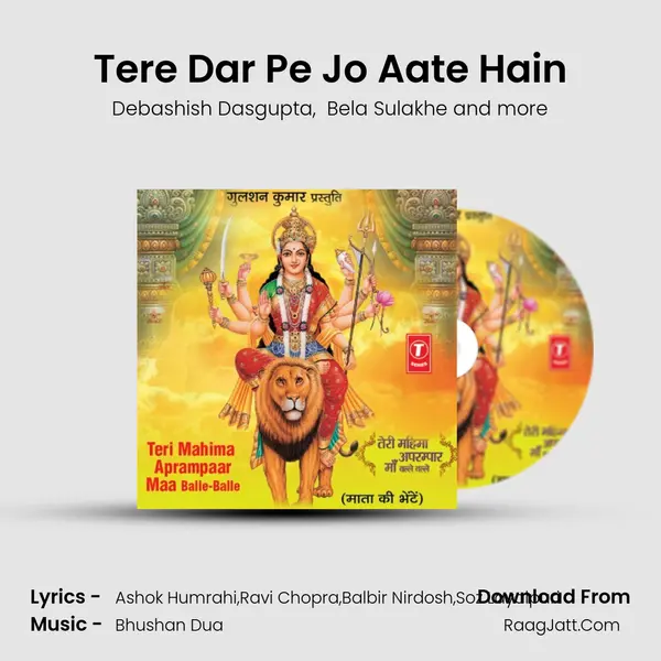 Tere Dar Pe Jo Aate Hain MP3 Song by Debashish Dasgupta Cover