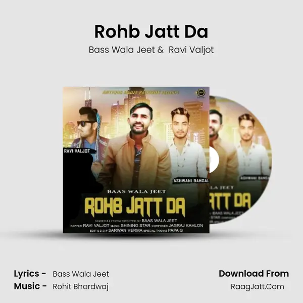 Rohb Jatt Da MP3 Song by Bass Wala Jeet Cover