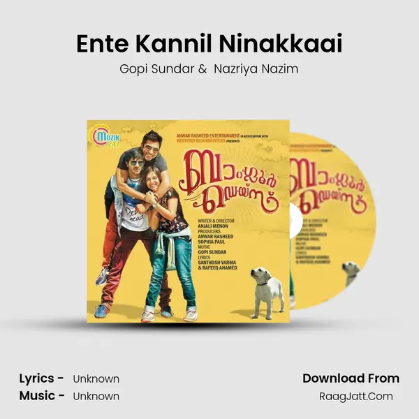 Ente Kannil Ninakkaai MP3 Song by Gopi Sundar Cover