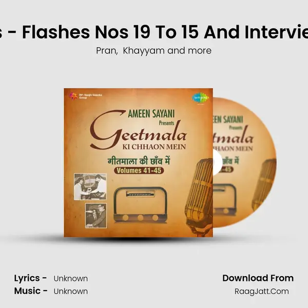 Commentary And Hits - Flashes Nos 19 To 15 And Interview Pran And Khayyam MP3 Song by Pran Cover