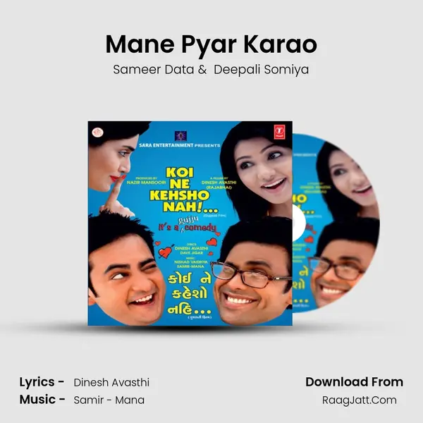 Mane Pyar Karao MP3 Song by Sameer Data Cover