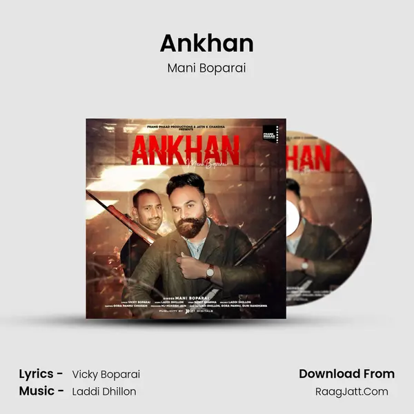 Ankhan MP3 Song by Mani Boparai Cover