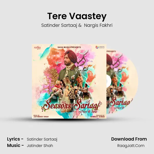 Tere Vaastey MP3 Song by Satinder Sartaaj Cover