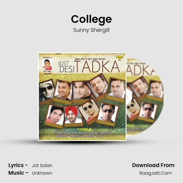 College MP3 Song by Sunny Shergill Cover