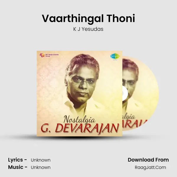 Vaarthingal Thoni MP3 Song by K J Yesudas Cover