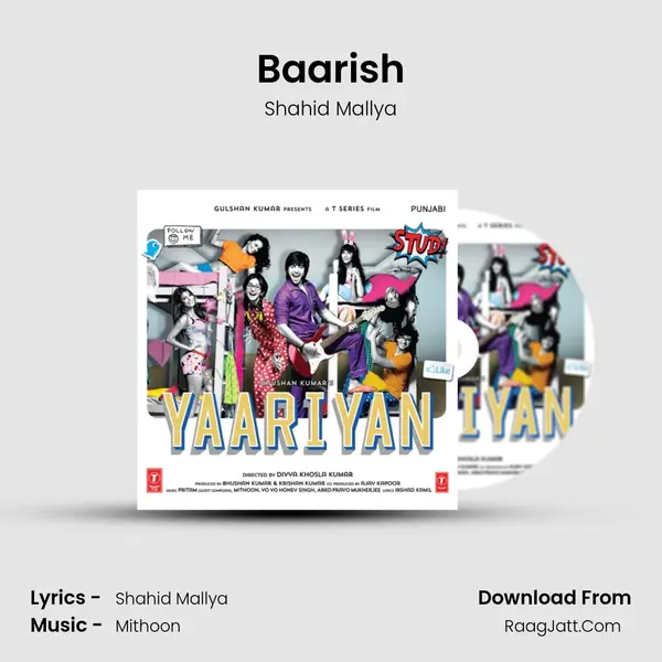 Baarish MP3 Song by Shahid Mallya Cover