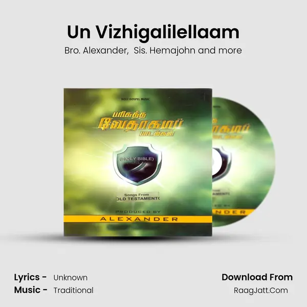 Un Vizhigalilellaam MP3 Song by Bro. Alexander Cover