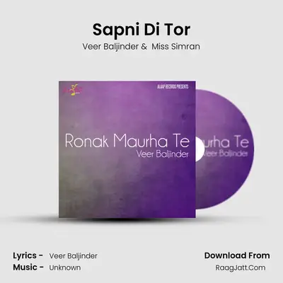 Sapni Di Tor MP3 Song by Veer Baljinder Cover
