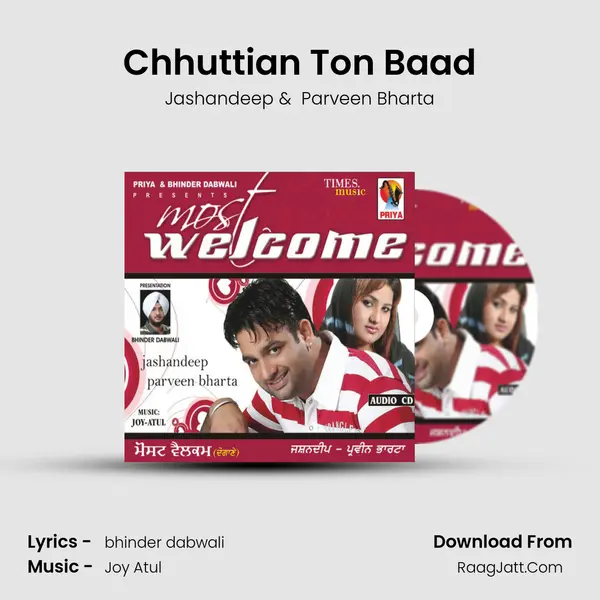 Chhuttian Ton Baad MP3 Song by Jashandeep Cover