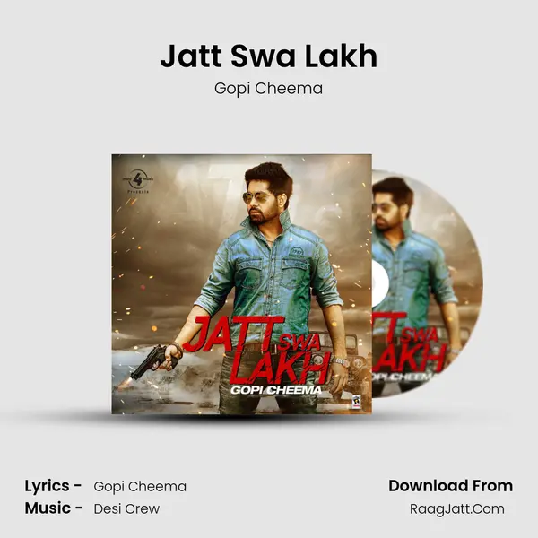 Jatt Swa Lakh MP3 Song by Gopi Cheema Cover