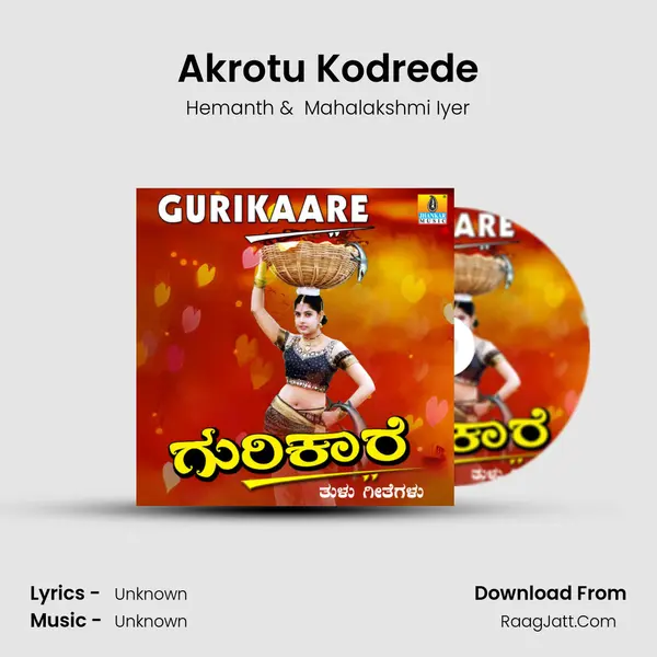 Akrotu Kodrede MP3 Song by Hemanth Cover