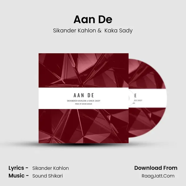 Aan De MP3 Song by Sikander Kahlon Cover