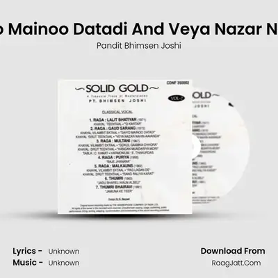 Solid Gold Pt Bhimsen Joshi 2 - Pandit Bhimsen Joshi