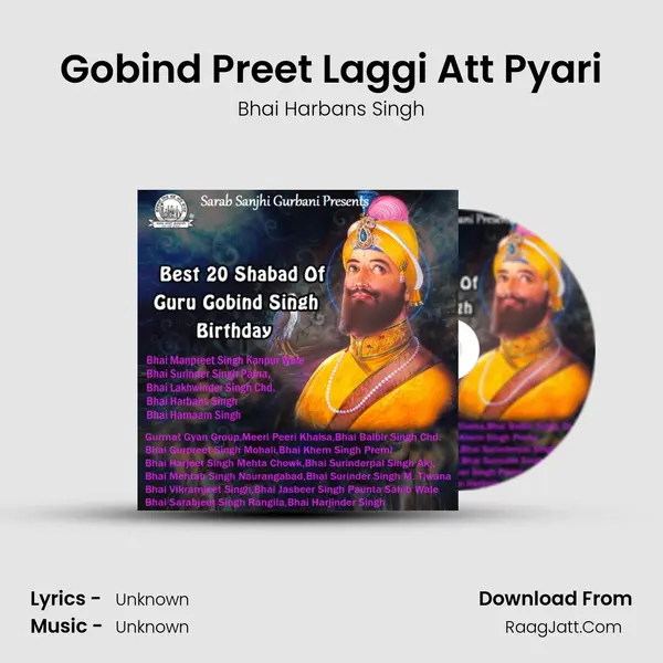 Gobind Preet Laggi Att Pyari MP3 Song by Bhai Harbans Singh Cover