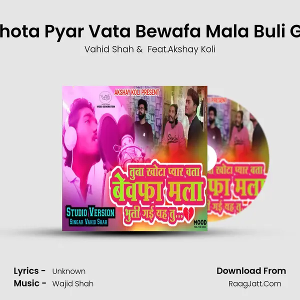 Tuna Khota Pyar Vata Bewafa Mala Buli Gai Y Tu MP3 Song by Vahid Shah Cover