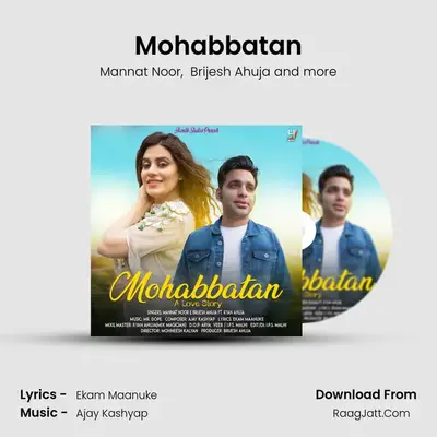 Mohabbatan MP3 Song by Mannat Noor Cover