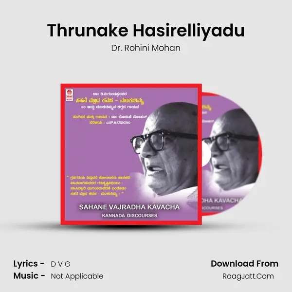 Thrunake Hasirelliyadu MP3 Song by Dr. Rohini Mohan Cover