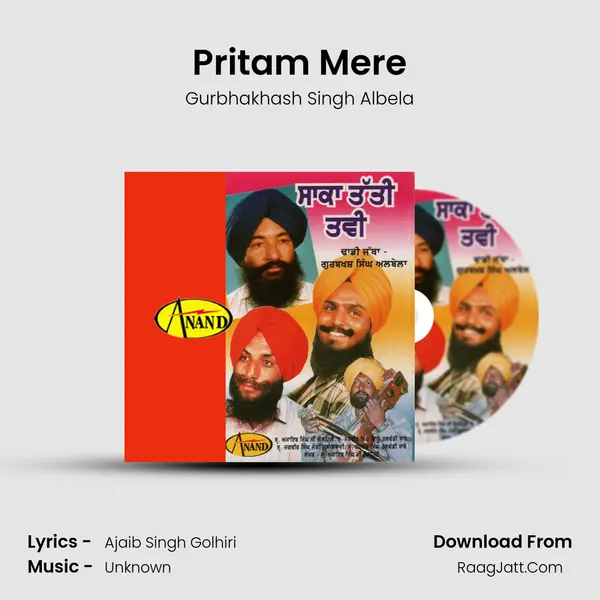 Pritam Mere MP3 Song by Gurbhakhash Singh Albela Cover