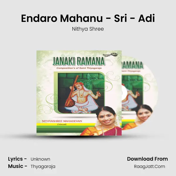 Endaro Mahanu - Sri - Adi MP3 Song by Nithya Shree Cover