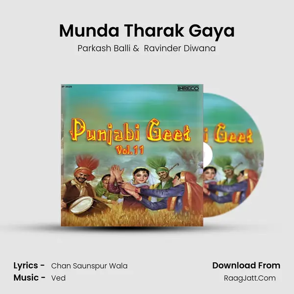 Munda Tharak Gaya MP3 Song by Parkash Balli Cover