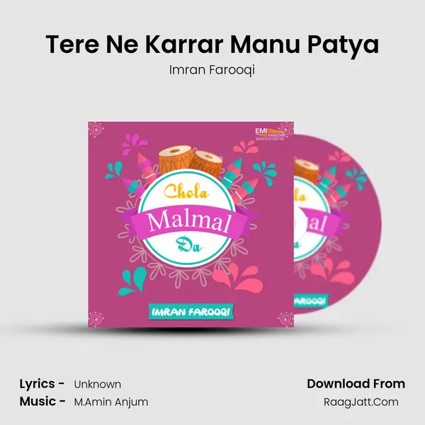Tere Ne Karrar Manu Patya MP3 Song by Imran Farooqi Cover