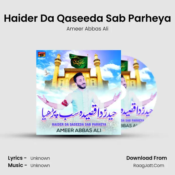 Haider Da Qaseeda Sab Parheya MP3 Song by Ameer Abbas Ali Cover