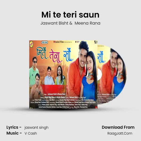 Mi te teri saun MP3 Song by Jaswant Bisht Cover