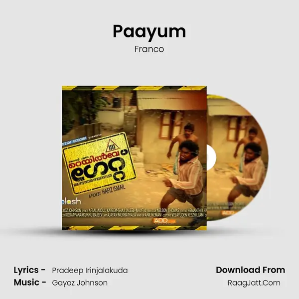 Paayum MP3 Song by Franco Cover